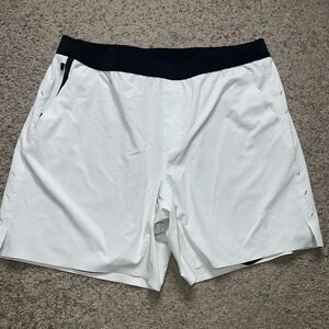 Ten Thousand Interval Shorts Men's 2XL Light Grey 5" Lined Running Gym - EUC